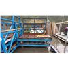 Image 3 : 7' X 4' BLUE SINGLE SIDED MATERIAL CART