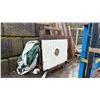Image 7 : THREE METAL AND WOOD CARTS AND ROLLING WOOD CRATE. WITH OR WITHOUT CONTENTS
