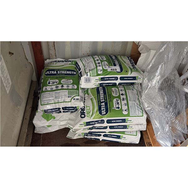 APPROX. 25 BAGS OF ICE MELT