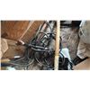 Image 16 : CONTENTS OF CUBE VAN. PILES OF HARDWARE AND COMPONENTS. CHROME DOOR HANDLES, KROME DOOR HANDLES,