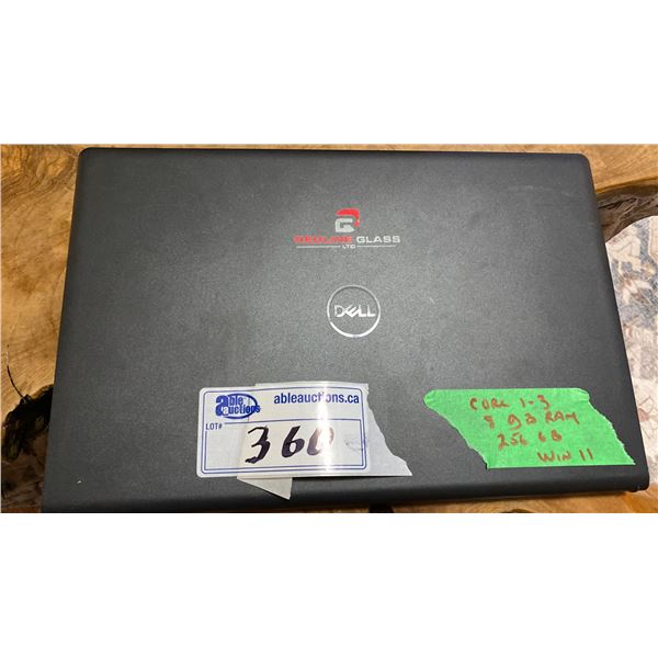 DELL INSPIRON LAPTOP. 15.5" SCREEN. WINDOWS 11 PRO.  INTEL CORE 1-3. 8 G.B. RAM. 256 G.B H.D.