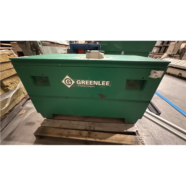 GREENLEE 48" JOB BOX WITH 4 WHEEL DOLLY