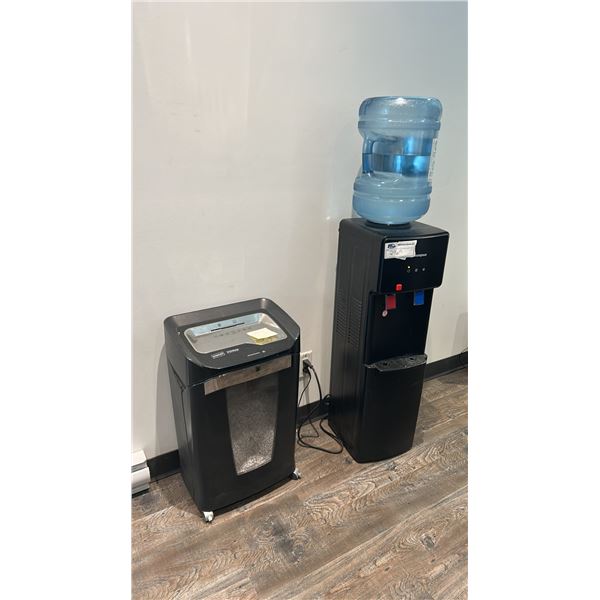 PAPER SHREDDER AND WATER DISPENSER