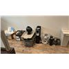 Image 1 : GROUP LOT FANS, GARBAGE CAN, HEATER, OFFICE STUFF, CHRISTMAS DECORATIONS ETC