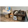 Image 4 : GROUP LOT FANS, GARBAGE CAN, HEATER, OFFICE STUFF, CHRISTMAS DECORATIONS ETC