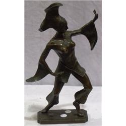 "Woman in Fighting Pose"