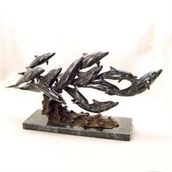 Dozen Dancing Dolphins