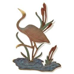 Small Crane Wall Plaque
