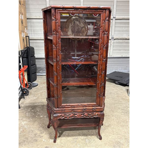 Chinese Rosewood Display Cabinet