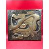 Image 1 : Signed Metal Relief Sculpture