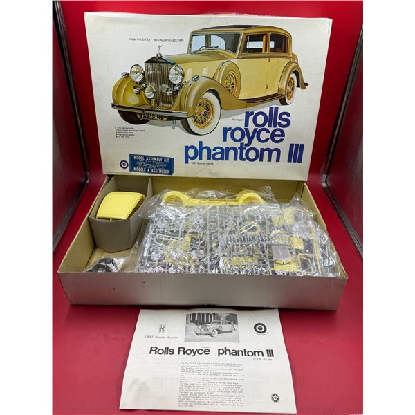 Unbuilt Entex Nostalgia Rolls Royce Phantom III