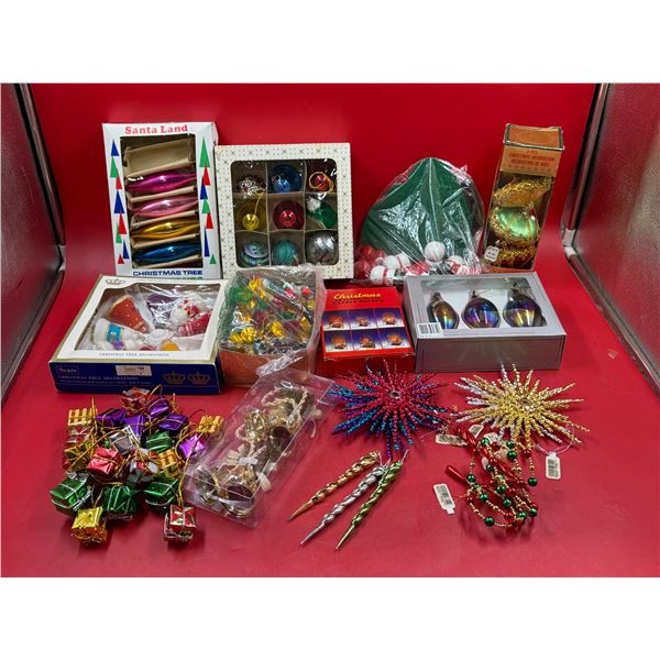 Lot of Assorted VTG Christmas Ornaments