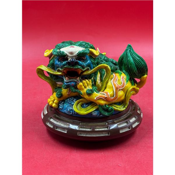 Chinese Guardian Lion Incense Burner