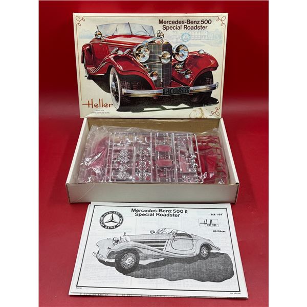 Unbuilt Heller Mercedes-Benz 500 Special Roadster Model Kit