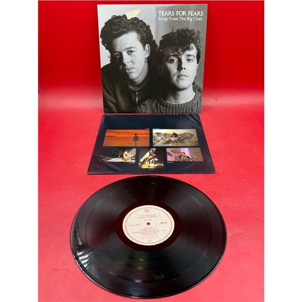 1985 Tears For Fears Songs From The Big Chair Vinyl Record