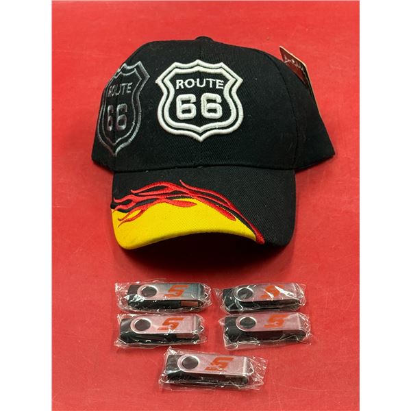 Route 66 Hat & Snap-On USB Drives