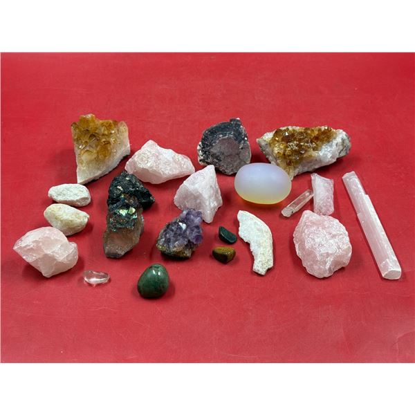 Lot of Assorted Crystals & Stones