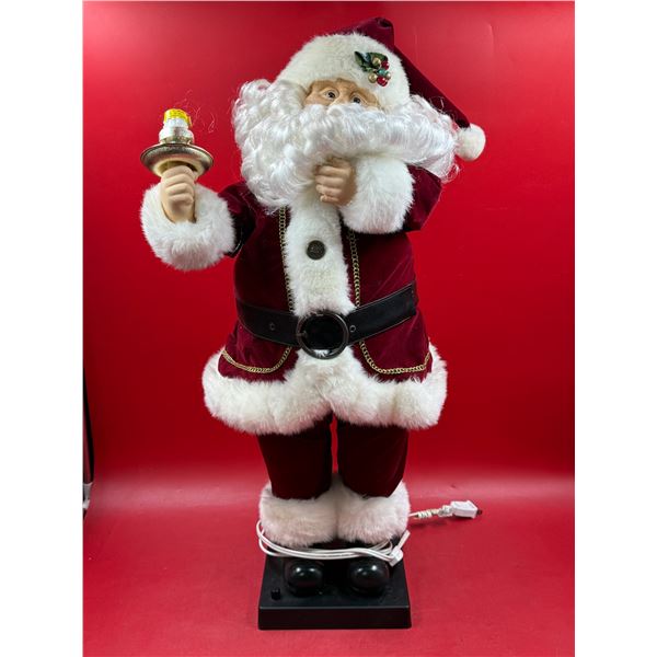 Animated Light-Up Santa Claus Figure