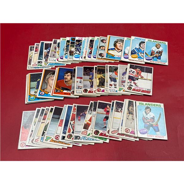 Lot of Assorted VTG Hockey Cards w/ Howatt, Nystrom, Marks, & More
