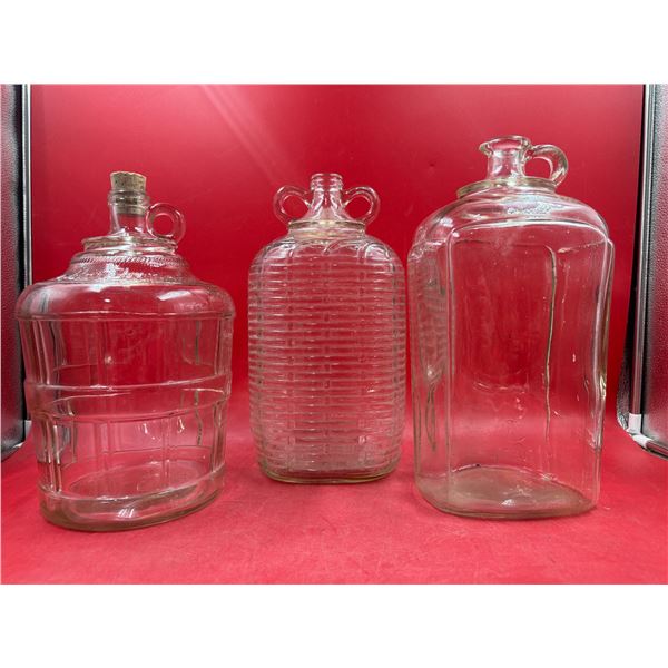 3 VTG Glass Jugs/Carboys