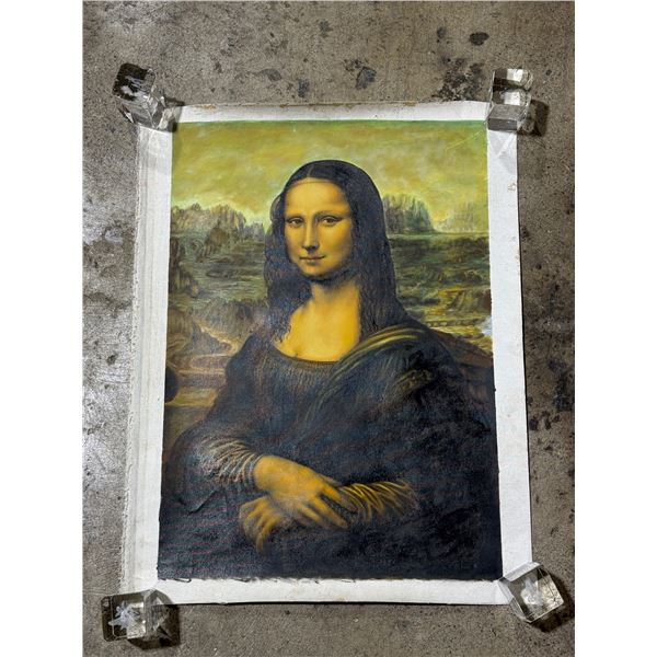 Mona Lisa Print on Canvas Paper