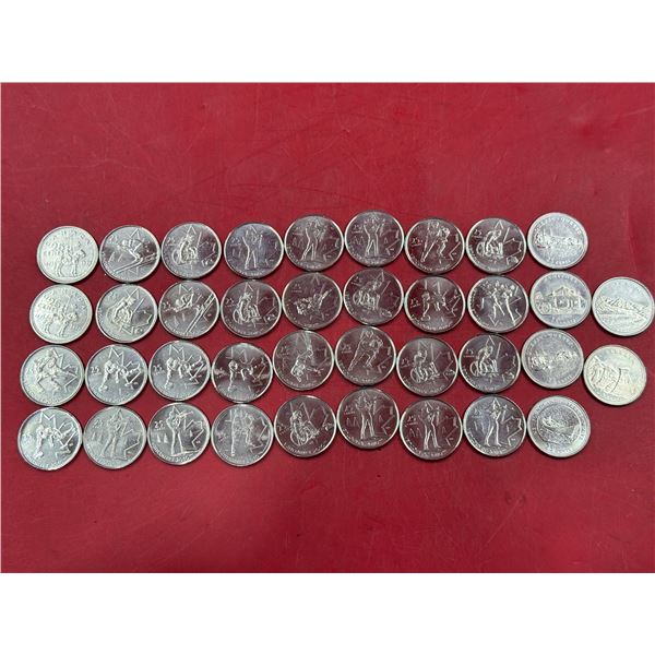 Lot of Vancouver 2010 Olympics & Commemorative Canadian Provincial Quarters
