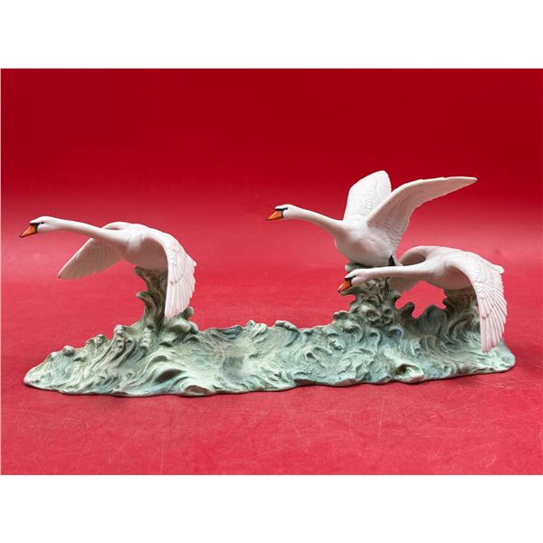 Andrea by Sadek "Swans" Porcelain Figurine
