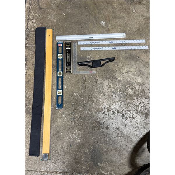 Level & Ruler Lot (Stanley, Samona, etc.)
