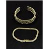 Image 1 : VTG Bangle & Sterling Rhinestone Bracelet