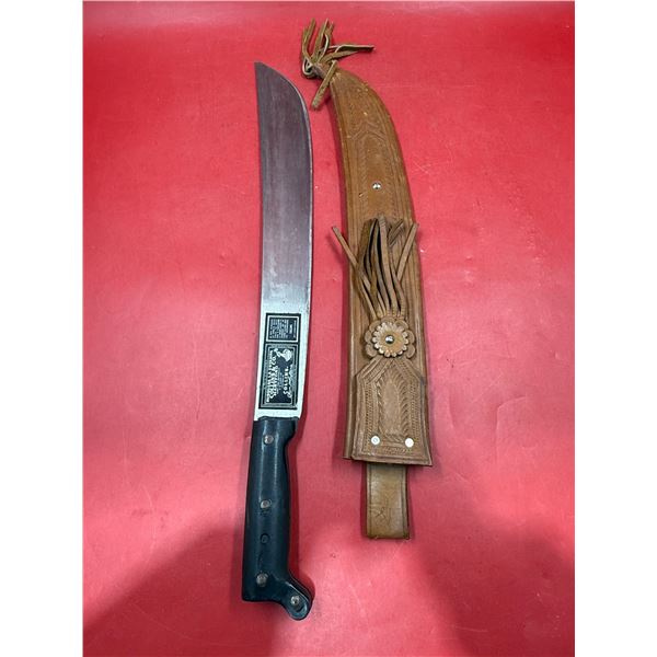 Collins & Co. Hartford Knife w/ Leather Sheath