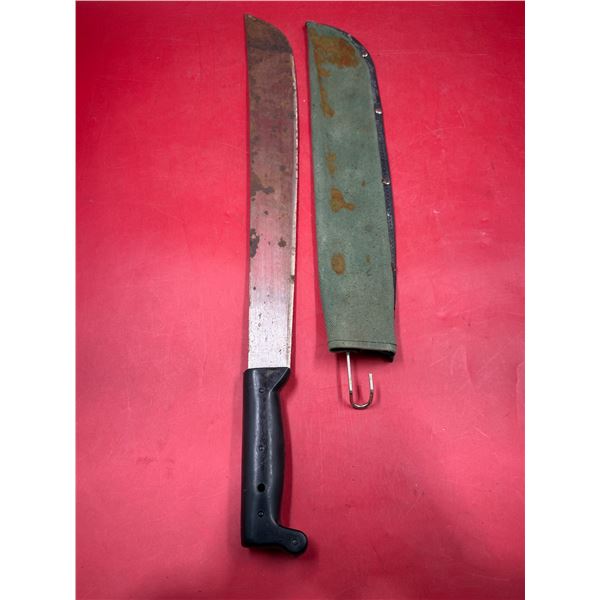 Stainless Steel Machete w/ Sheath