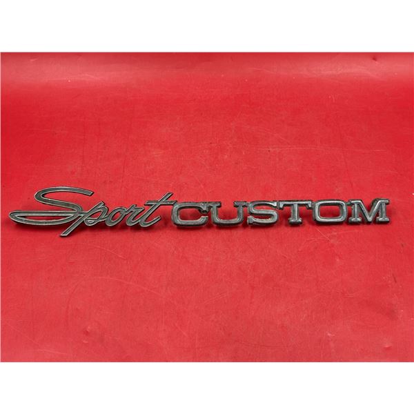 Sport Custome Automobile Emblem