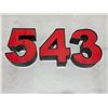 Image 1 : 3-Dimensional Metal & Fiberglass Numbers