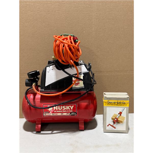 Husky Air Compressor & Clamp