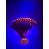 Image 1 : Cadmium Glass Ruffled Pedestal Vase