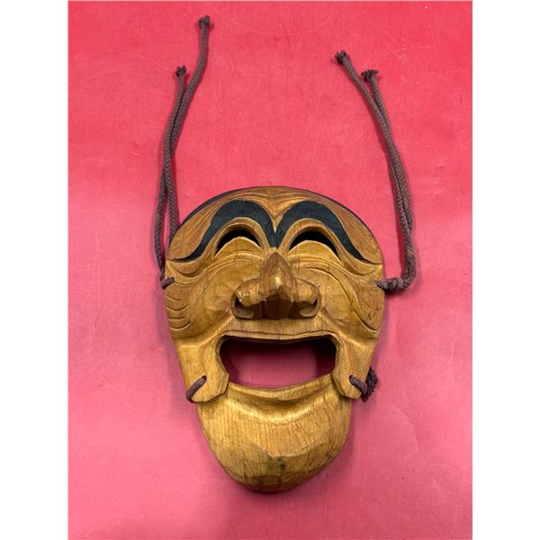 Carved Wooden Korean Hahoe Mask