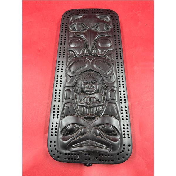 Haida Totem Cribbage Board