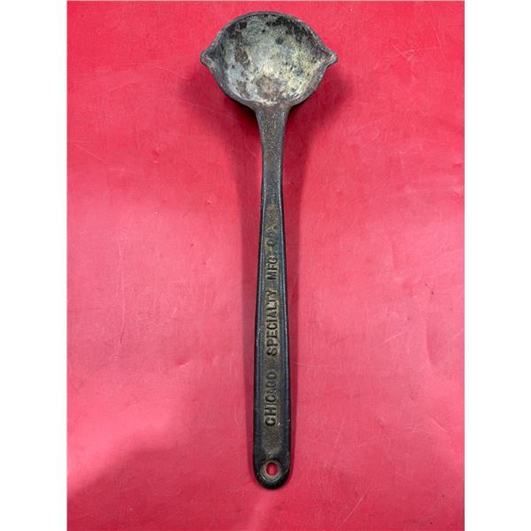 Antique Chicago Specialty Mfg. Co. No. 3427 Iron Smelting Ladle