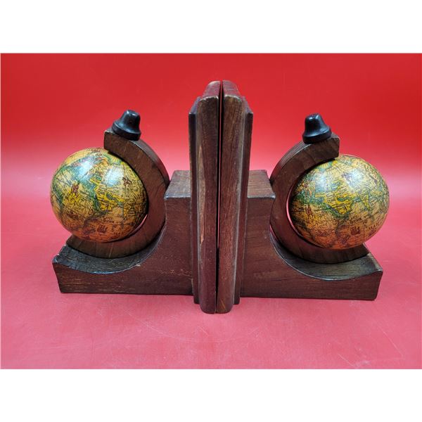 Pair of Pigot Globe Bookends