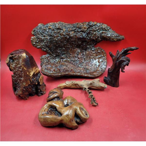 Lot of Burlwood & Tree Roots