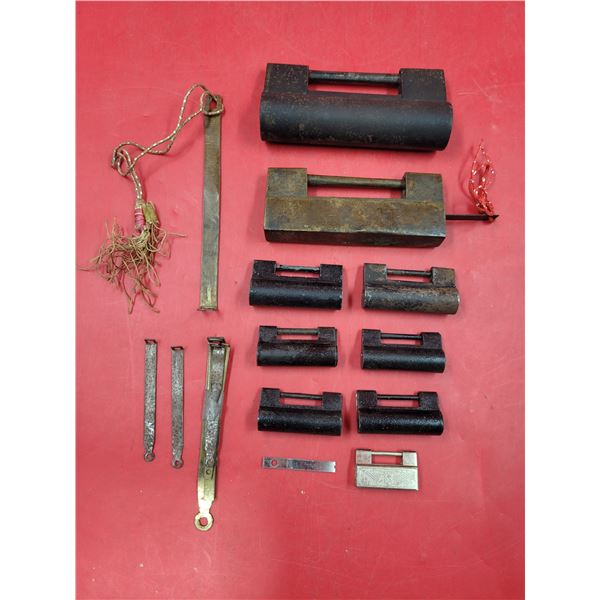Lot of Antique Chinese Padlocks