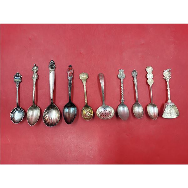Lot of Assorted Souvenir Spoons