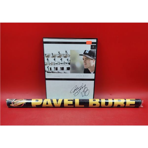 Autographed Colin McKay Print & Pavel Bure Poster