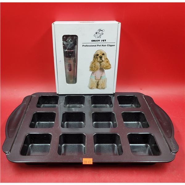 Wilton Brownie/Mini Loaf Pan & Pet Hair Clipper
