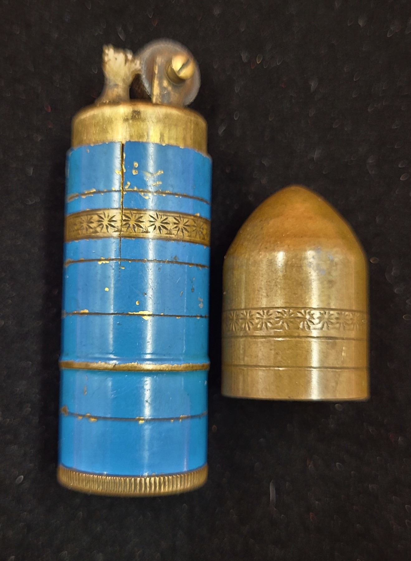 Art Deco Trench Art Bullet Casing Lighter