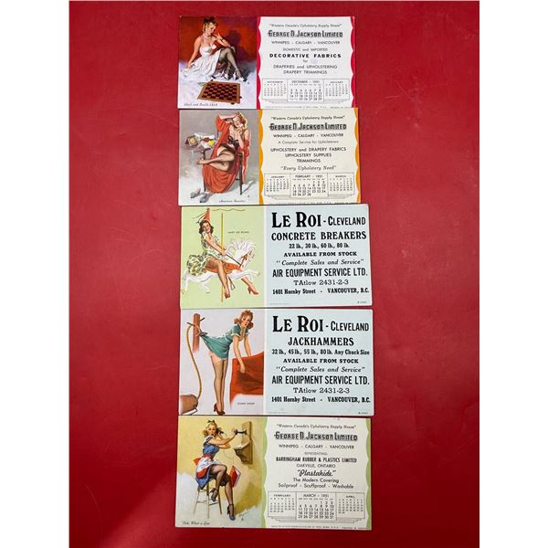 Vintage Local B.C. / Canadian Pin-Up Girl Company Advertisements