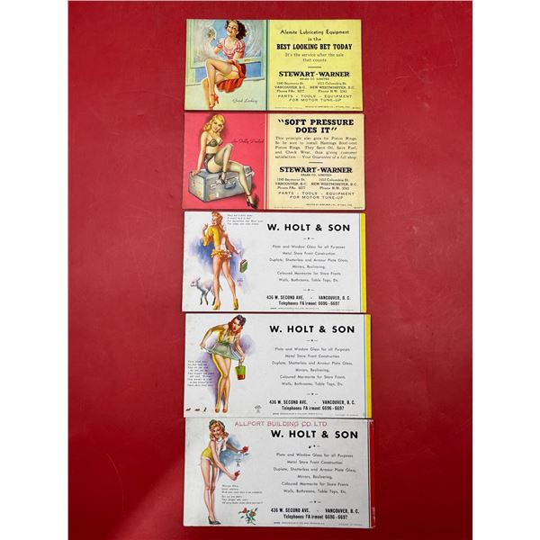 Vintage Local B.C. Pin-Up Girl Company Advertisements