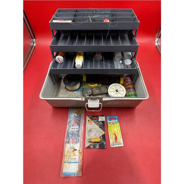 Vintage Tackle Box With Contents