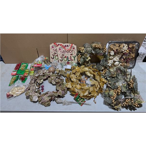 Assorted Christmas Decorations