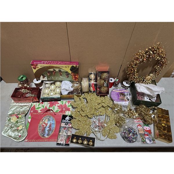 Assorted Christmas Decorations